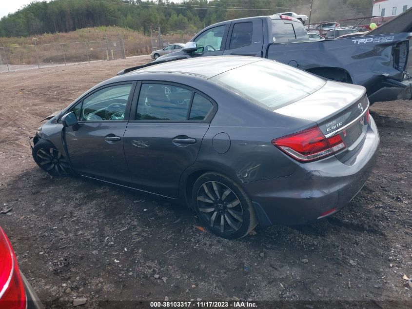 2015 HONDA CIVIC EXL - 19XFB2F97FE056300