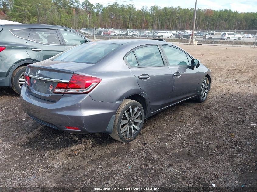 2015 HONDA CIVIC EXL - 19XFB2F97FE056300