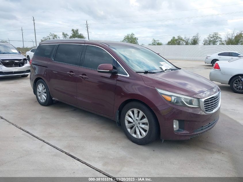 2015 KIA SEDONA EX - KNDMC5C13F6048740