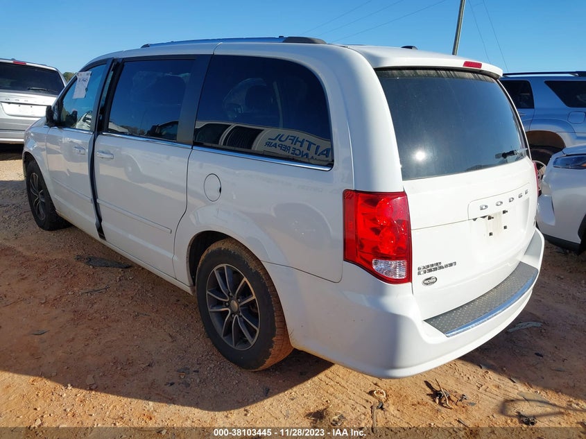 VIN 2C4RDGCG1HR692672 2017 DODGE GRAND CARAVAN SXT