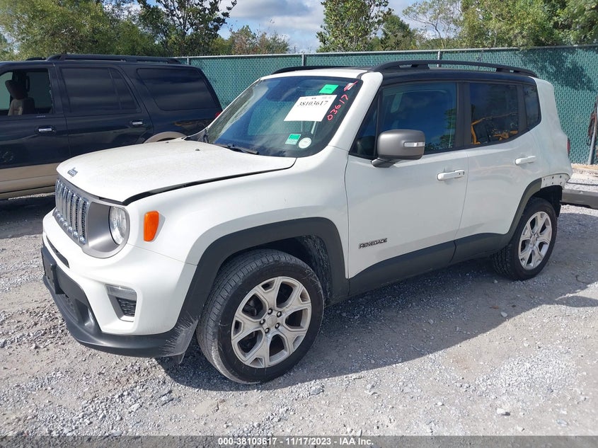 VIN ZACNJBD12KPJ85700 2019 JEEP RENEGADE LIMITED