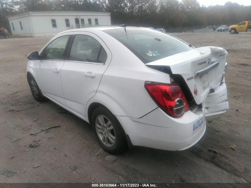 2014 CHEVROLET SONIC LT AUTO - 1G1JC5SH6E4240934