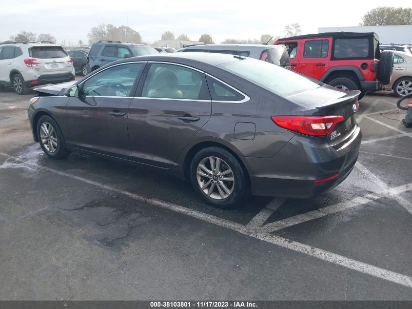 2017 HYUNDAI SONATA SE - 5NPE24AF7HH573907