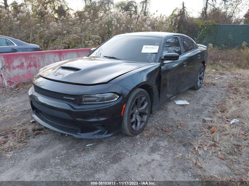 VIN 2C3CDXHG2KH672818 2019 DODGE CHARGER GT RWD