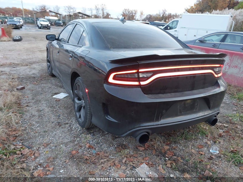VIN 2C3CDXHG2KH672818 2019 DODGE CHARGER GT RWD