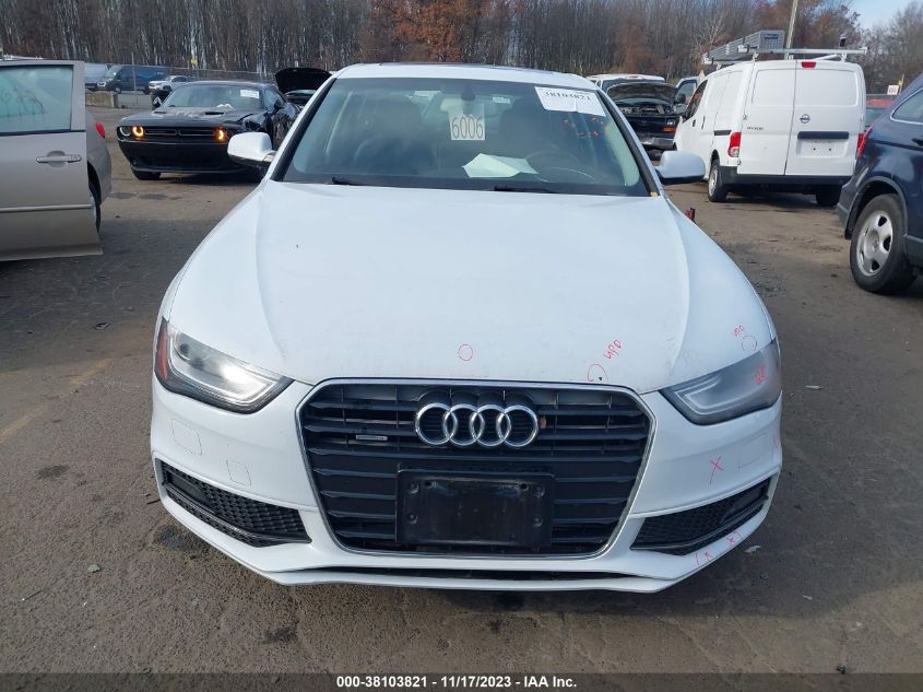 2014 AUDI A4 PREMIUM - WAUBFAFL5EN011257