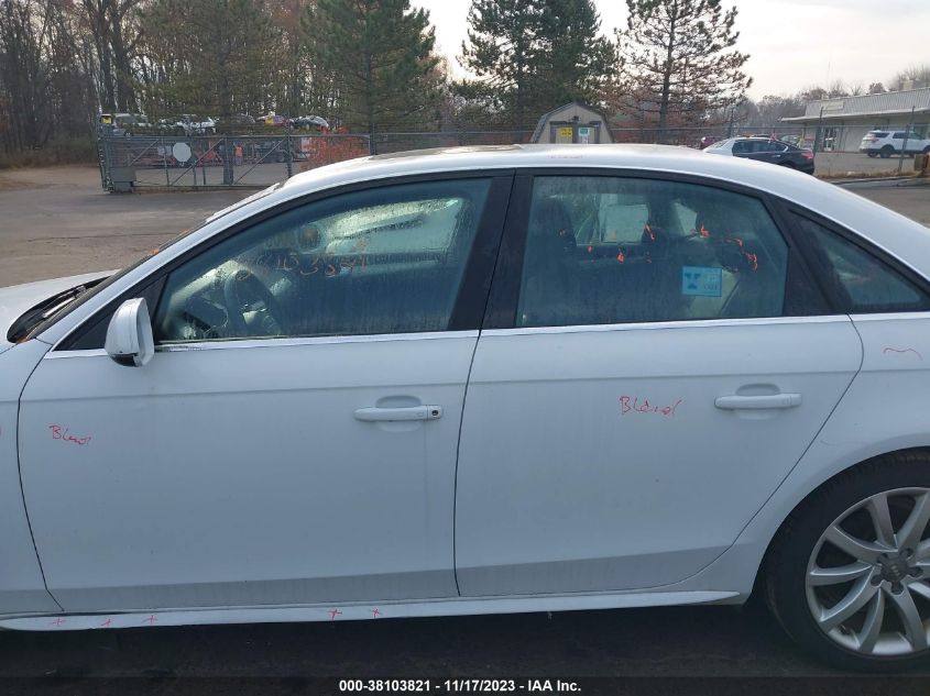 2014 AUDI A4 PREMIUM - WAUBFAFL5EN011257