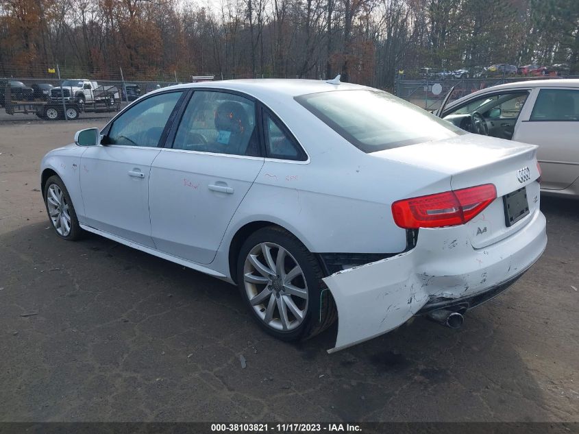 2014 AUDI A4 PREMIUM - WAUBFAFL5EN011257