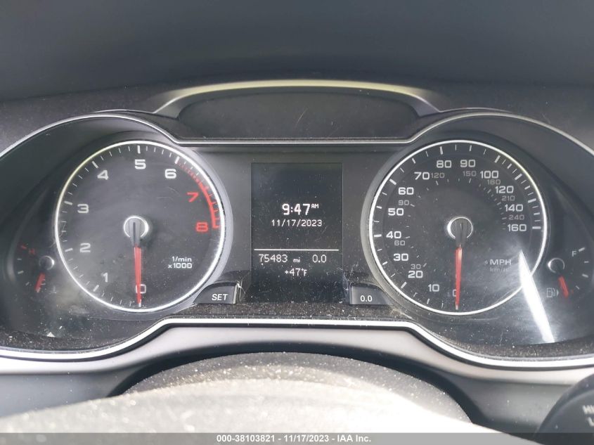 2014 AUDI A4 PREMIUM - WAUBFAFL5EN011257