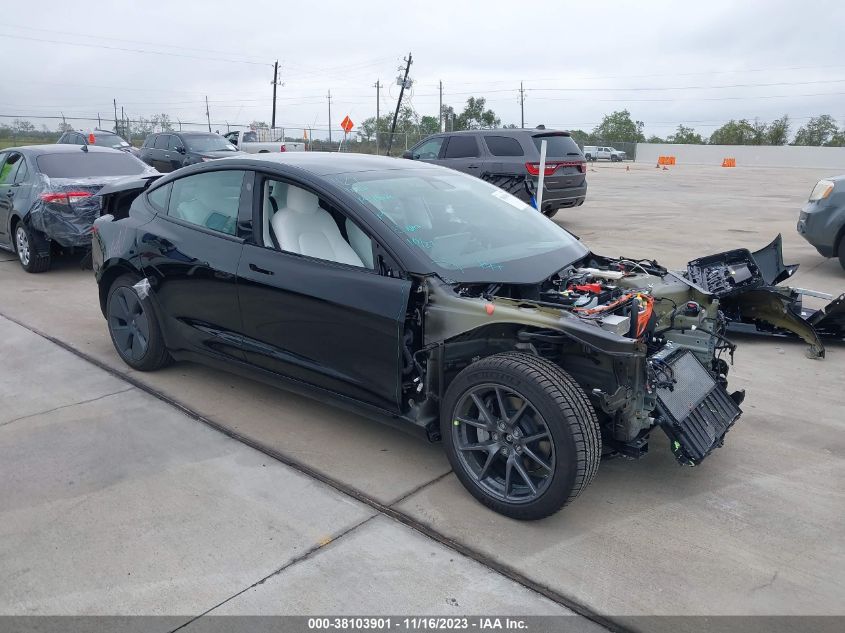 5YJ3E1EB6NF153909 TESLA MODEL 3 LONG RANGE DUAL MOTOR 2022