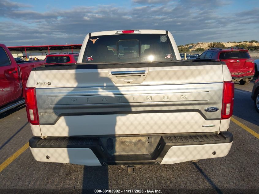 2019 FORD F-150 PLATINUM - 1FTEW1E43KFA95885