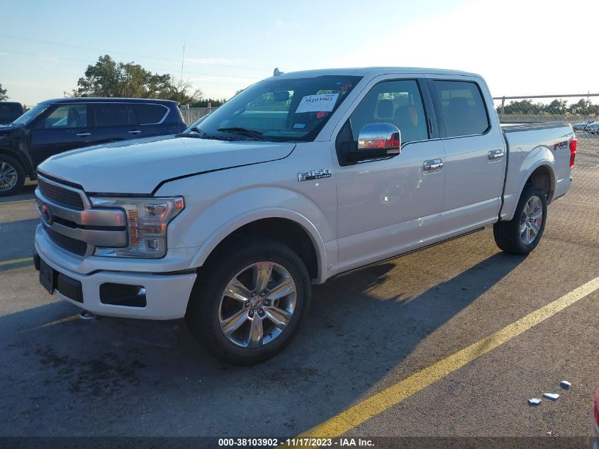 2019 FORD F-150 PLATINUM - 1FTEW1E43KFA95885