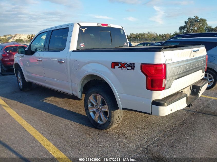 2019 FORD F-150 PLATINUM - 1FTEW1E43KFA95885