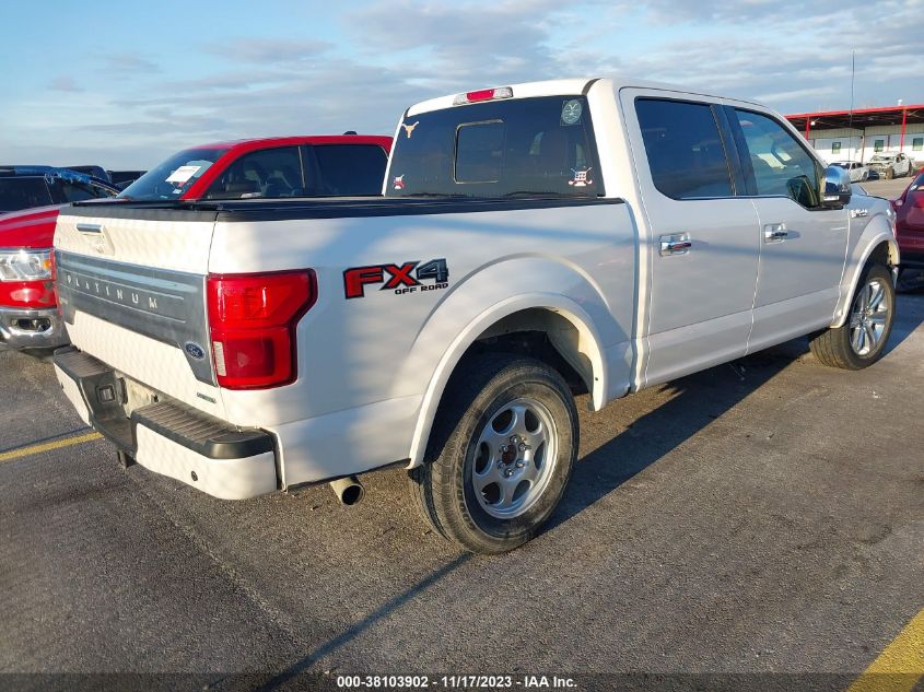 2019 FORD F-150 PLATINUM - 1FTEW1E43KFA95885