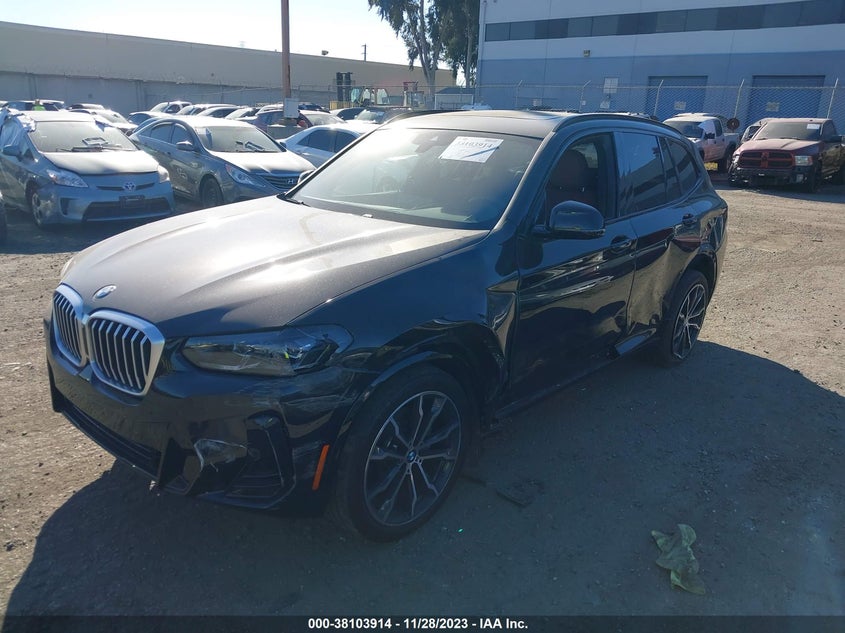 VIN 5UX43DP07N9M55712 2022 BMW X3 SDRIVE30I