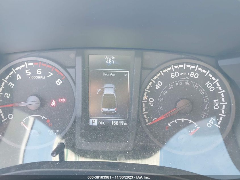 2022 TOYOTA TACOMA SR - 3TYRX5GN5NT044487