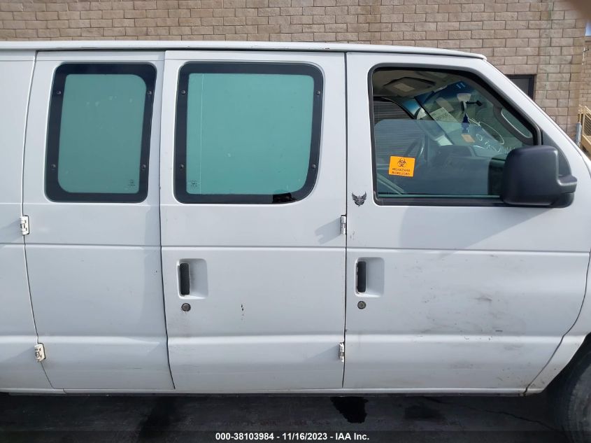 2013 FORD ECONOLINE CARGO VAN COMMERCIAL/RECREATIONAL 1FTNE2EWXDDA54212