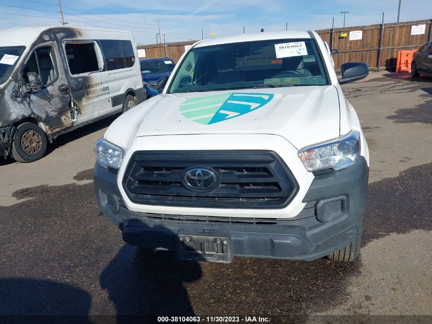 2022 TOYOTA TACOMA SR - 3TYRX5GN9NT044671