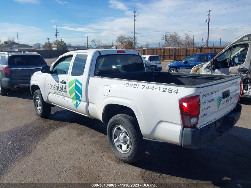 2022 TOYOTA TACOMA SR - 3TYRX5GN9NT044671