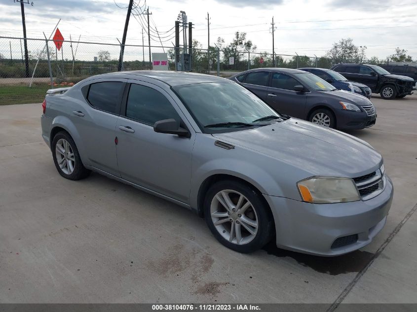 2013 DODGE AVENGER SE - 1C3CDZAG4DN657480