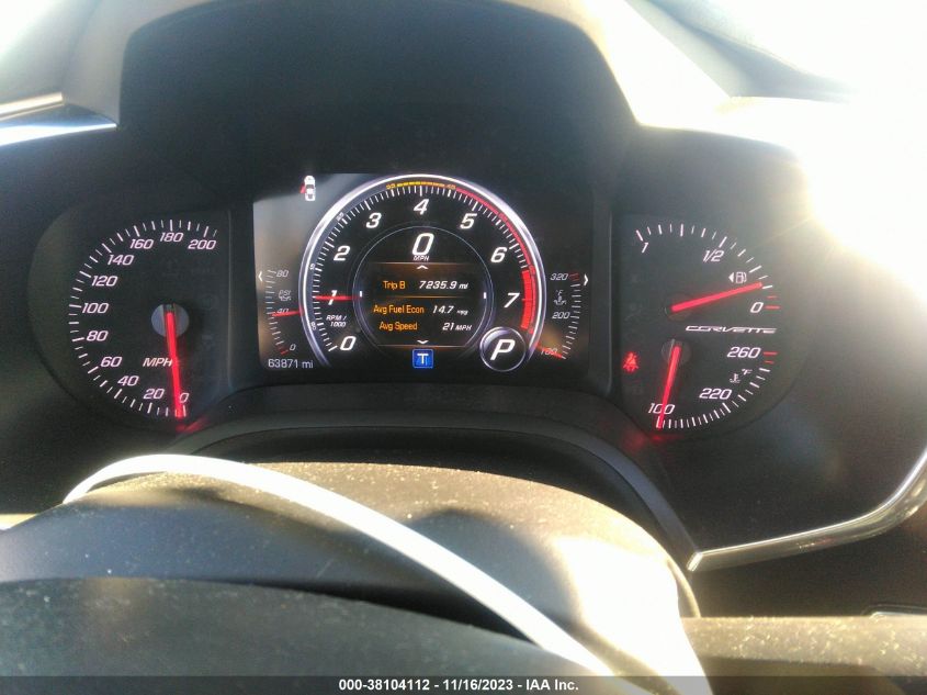 2019 CHEVROLET CORVETTE STINGRAY 1LT - 1G1YB2D78K5104332