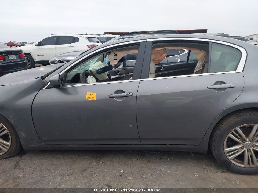 2013 INFINITI G37 JOURNEY/SPORT JN1CV6AP8DM305261