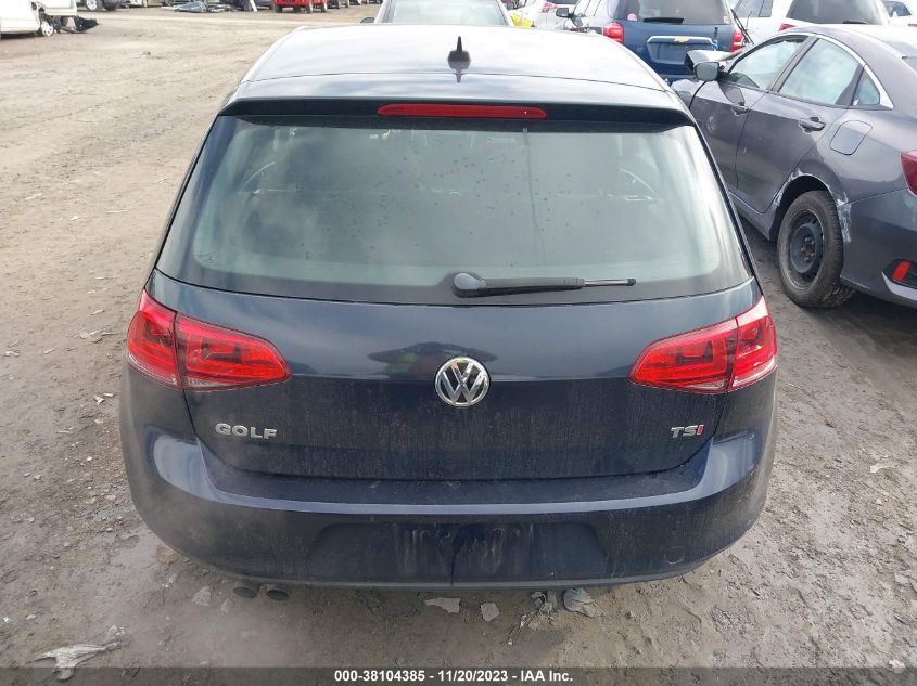 2017 VOLKSWAGEN GOLF TSI S 4-DOOR - 3VW217AU5HM011145
