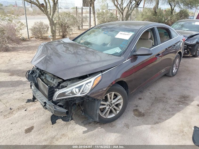 2015 HYUNDAI SONATA SE - 5NPE24AFXFH095527