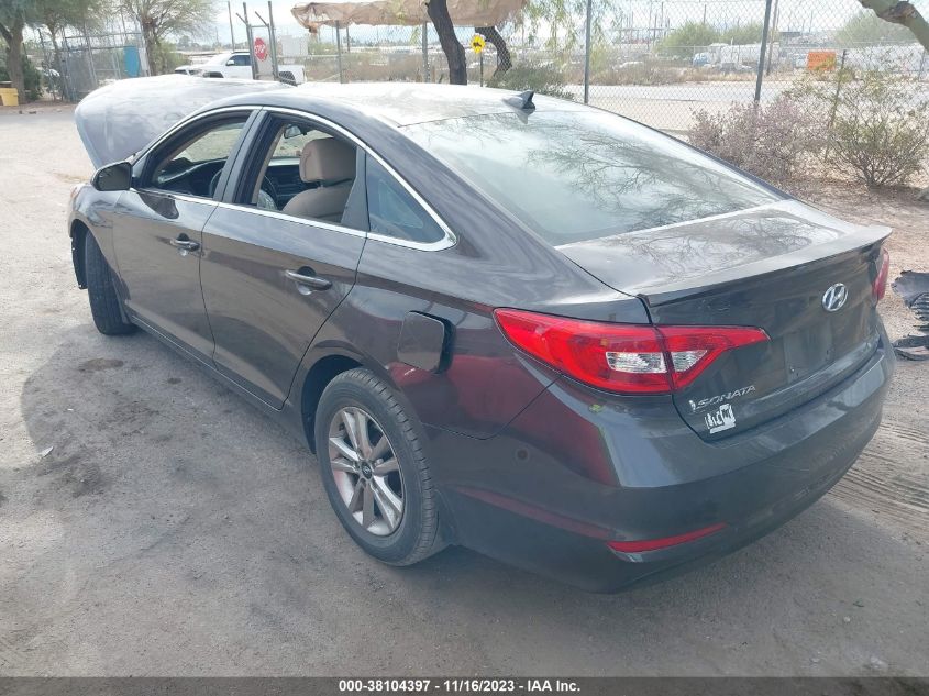 2015 HYUNDAI SONATA SE - 5NPE24AFXFH095527