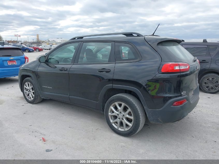 2015 JEEP CHEROKEE SPORT - 1C4PJLAB6FW608317