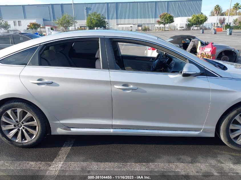 2017 HYUNDAI SONATA SPORT - 5NPE34AF9HH445973