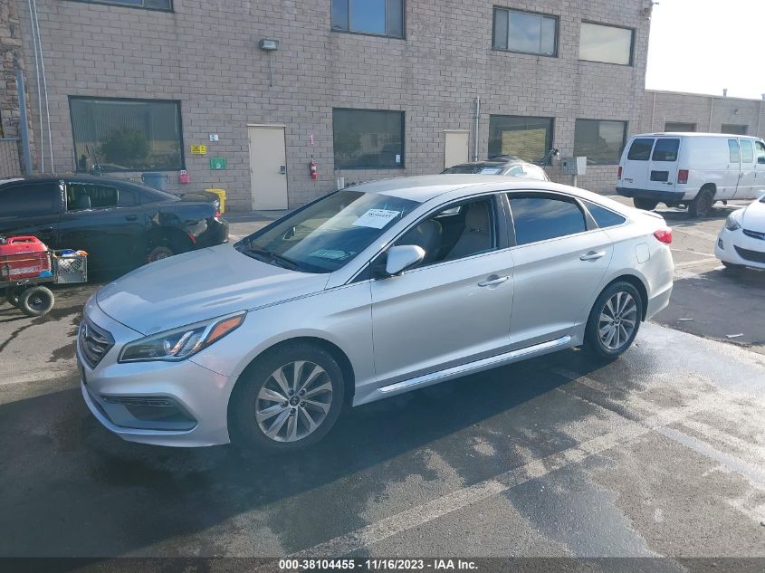 2017 HYUNDAI SONATA SPORT - 5NPE34AF9HH445973