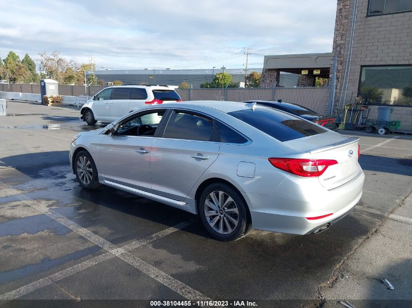 2017 HYUNDAI SONATA SPORT - 5NPE34AF9HH445973