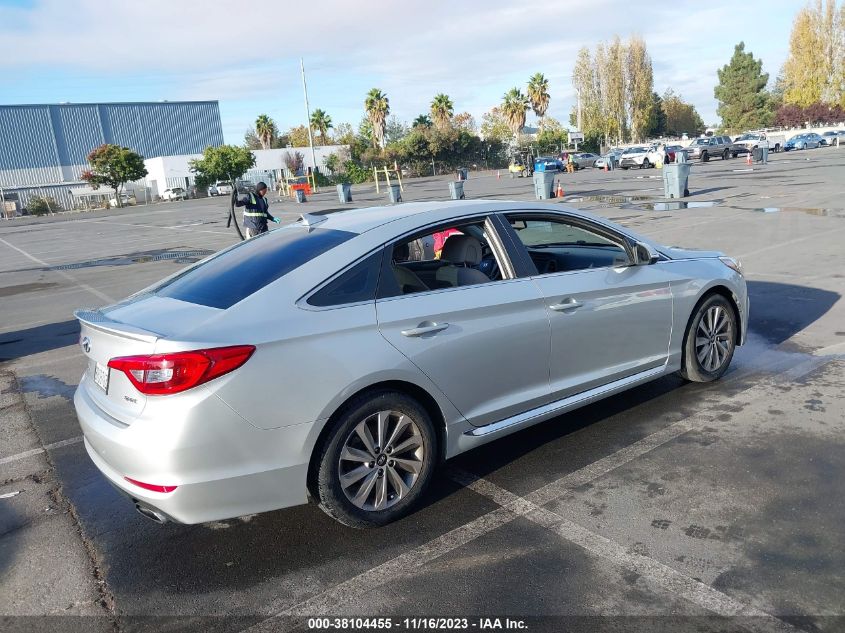 2017 HYUNDAI SONATA SPORT - 5NPE34AF9HH445973