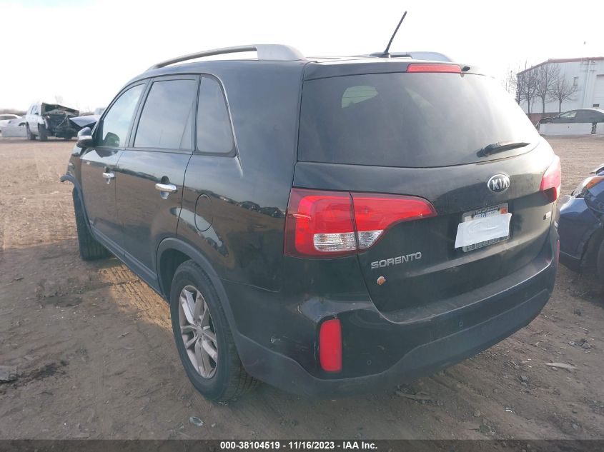 2015 KIA SORENTO LX - 5XYKTCA67FG587319