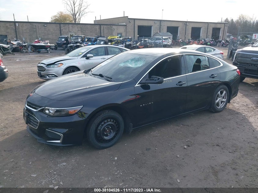 VIN 1G1ZB5ST2HF197003 2017 CHEVROLET MALIBU LS