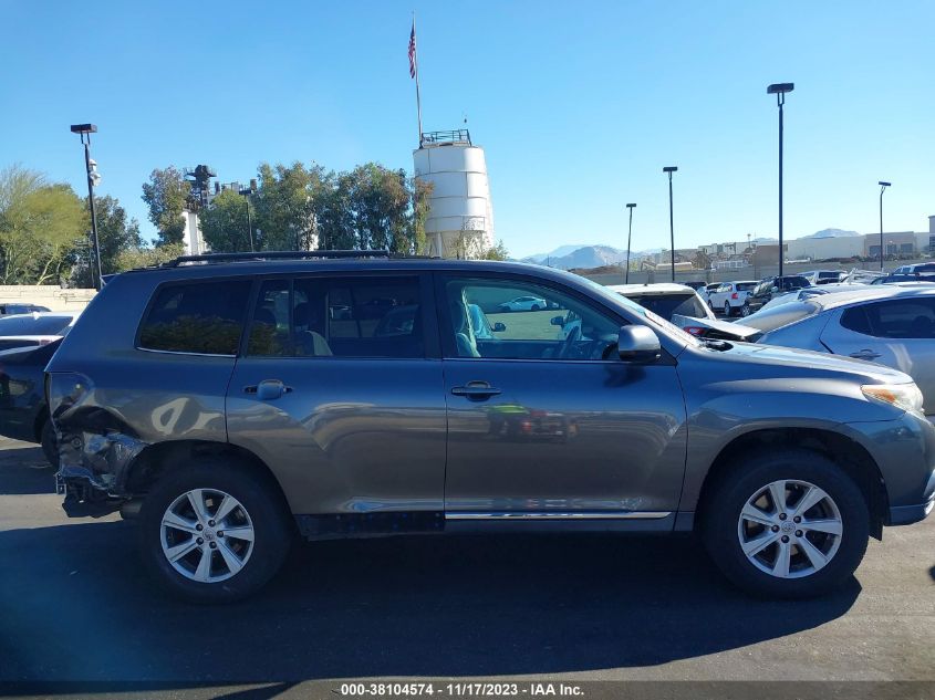 2013 TOYOTA HIGHLANDER PLUS/SE - 5TDZK3EHXDS138262