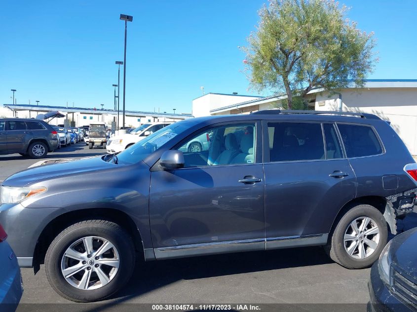2013 TOYOTA HIGHLANDER PLUS/SE - 5TDZK3EHXDS138262
