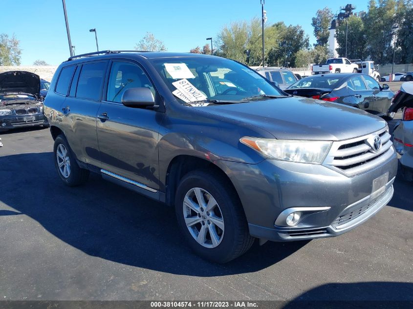 2013 TOYOTA HIGHLANDER PLUS/SE - 5TDZK3EHXDS138262