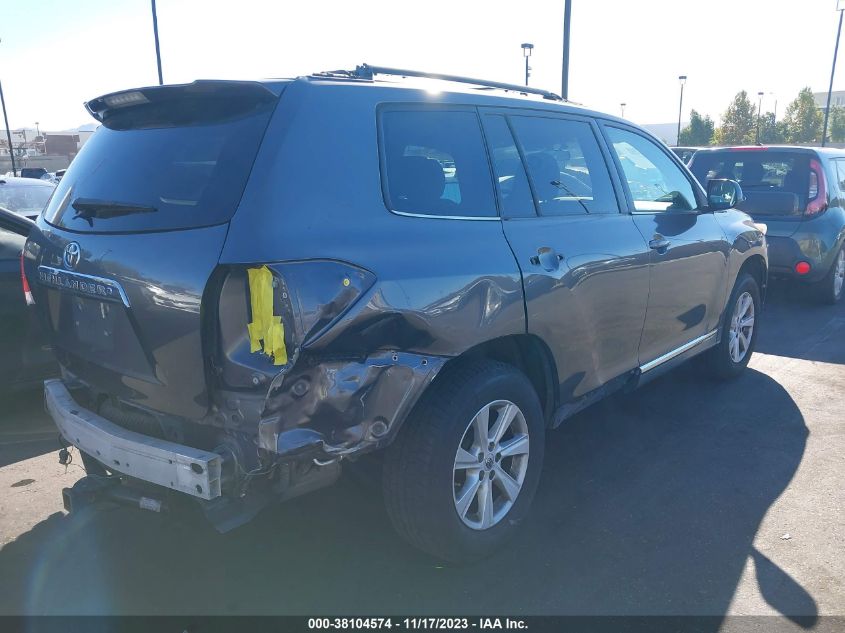 2013 TOYOTA HIGHLANDER PLUS/SE - 5TDZK3EHXDS138262