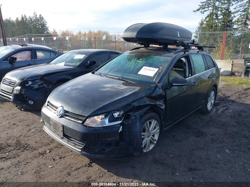 2015 VOLKSWAGEN GOLF SPORTWAGEN TDI SE 4-DOOR - 3VWFA7AU6FM512169