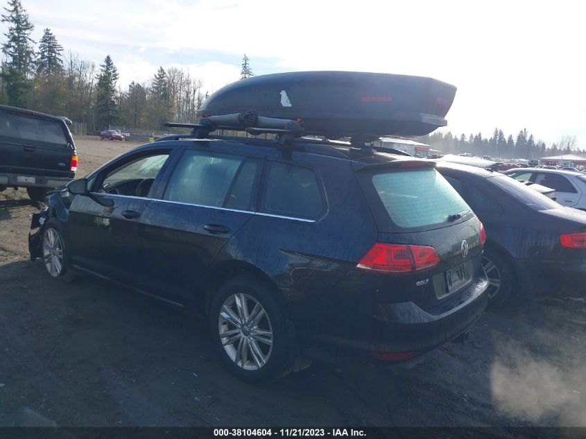 2015 VOLKSWAGEN GOLF SPORTWAGEN TDI SE 4-DOOR - 3VWFA7AU6FM512169