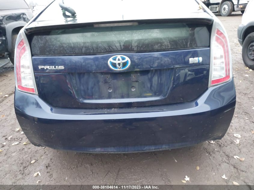 2013 TOYOTA PRIUS TWO - JTDKN3DU4D1710611