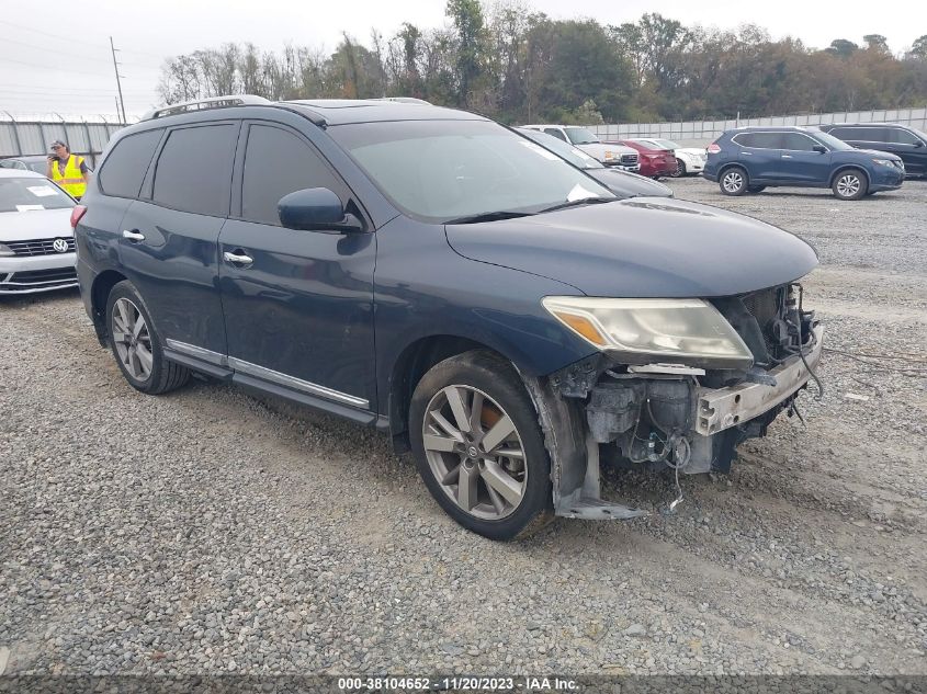 2013 NISSAN PATHFINDER PLATINUM - 5N1AR2MNXDC649865
