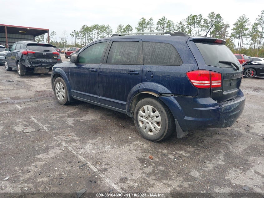 VIN 3C4PDCAB6JT383452 2018 DODGE JOURNEY SE