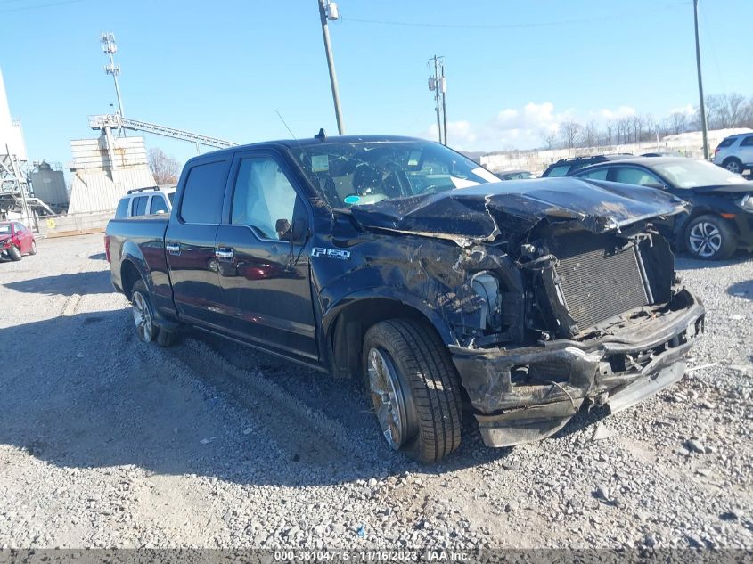 2019 FORD F-150 PLATINUM - 1FTFW1E44KFA51933