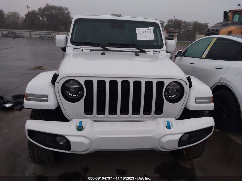 2022 JEEP WRANGLER 4XE UNLIMITED HIGH ALTITUDE 1C4JJXP61NW212415