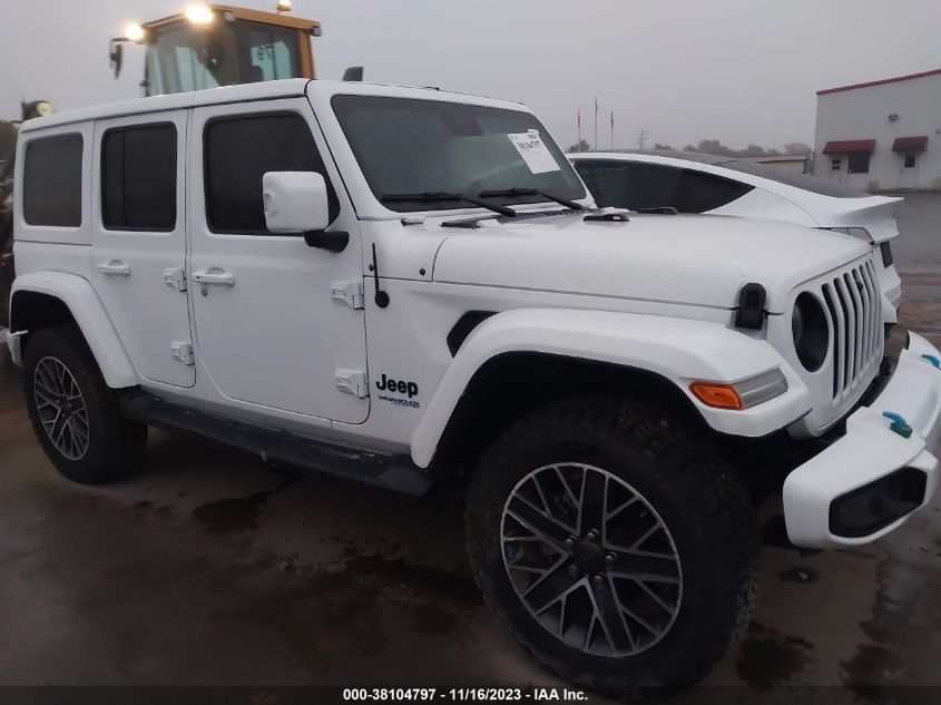 2022 JEEP WRANGLER 4XE UNLIMITED HIGH ALTITUDE 1C4JJXP61NW212415