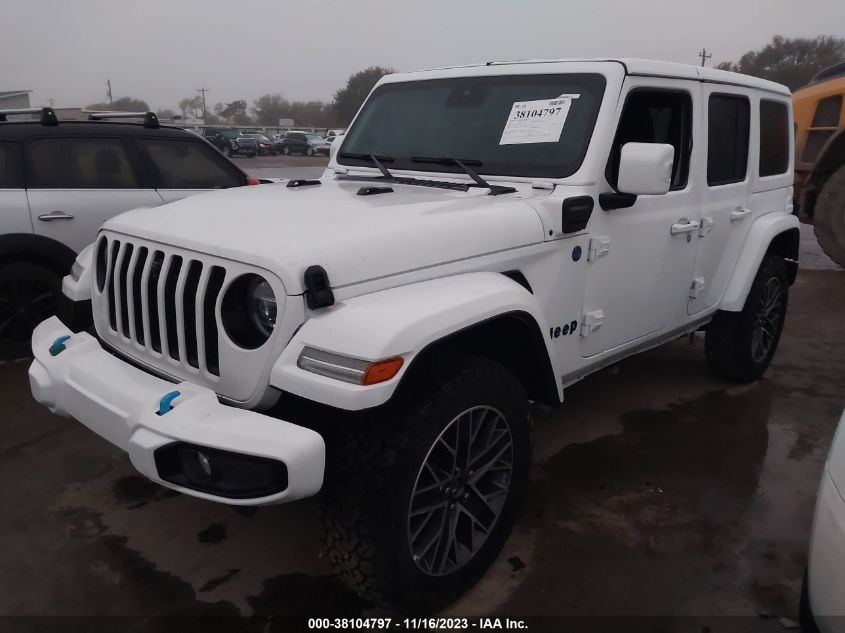 2022 JEEP WRANGLER 4XE UNLIMITED HIGH ALTITUDE 1C4JJXP61NW212415