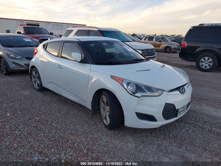 2013 HYUNDAI VELOSTER W/BLACK INT - KMHTC6AD7DU141876